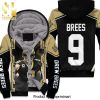 Drew Brees New Orleans Saints Black Hot Version Unisex Fleece Hoodie