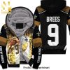 Drew Brees New Orleans Saints Black Hot Version Unisex Fleece Hoodie