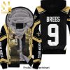 Drew Brees New Orleans Saints Colorful Background Best Outfit Unisex Fleece Hoodie