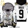 Drew Brees New Orleans Saints White Background Cool Version Full Print Unisex Fleece Hoodie