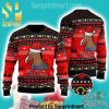 Bombay Sapphire Holiday Gifts Full Print Wool Knitted Ugly Christmas Sweater