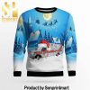 Bowling Green Medical Center EMS Full Printed Ugly Wool Sweater