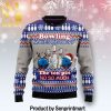 Boxer Half Cool Full Print Ugly Christmas Sweater