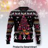 Breast Cancer Awareness Holiday Gifts Wool Knitting Sweater