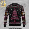 Breast Cancer Awareness Xmas Gifts Wool Knitted Sweater