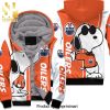 Edmonton Oilers Snoopy Best Outfit Unisex Fleece Hoodie