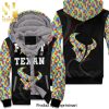 Fight Like A Dallas Cowboys Autism Support Street Style Unisex Fleece Hoodie