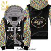 Fight Like A Oakland Raiders Autism Support Awesome Outfit Unisex Fleece Hoodie