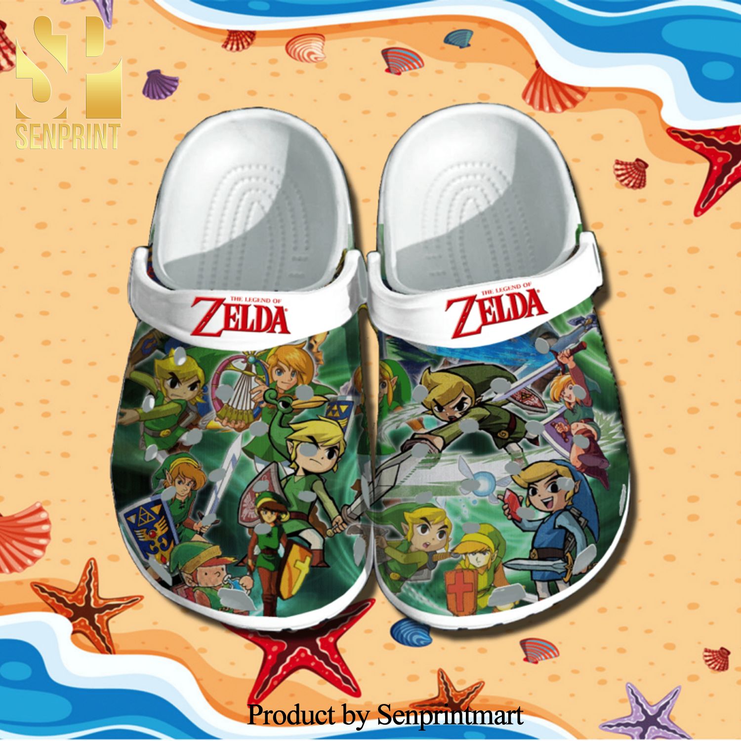 The Legend Of Zelda Hypebeast Fashion Crocs Sandals