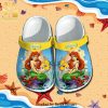 The Little Mermaid Ariel 3D Crocs Crocband In Unisex Adult Shoes