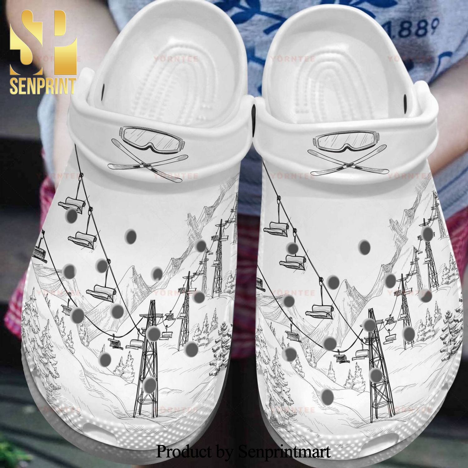 The Mountains Are Calling Gift For Lover All Over Printed Crocs Classic