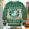 Buchanan’s Whisky Cat Meme Pattern Knit Christmas Sweater