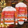 Budweiser Cat Meme Holiday Time All Over Print Knitting Pattern Ugly Christmas Sweater