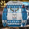 Busch Beer 3D New Criss Cross Holiday Gifts Wool Knitting Sweater