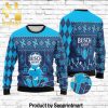 Busch Latte Beer Holiday Gifts Full Print Wool Knitted Ugly Christmas Sweater