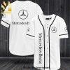 Mercedes-Benz Skull All Over Print Baseball Jersey – Black