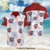 Maltese Dog Full Printing Summer Short Sleeve Hawaiian Beach Shirt