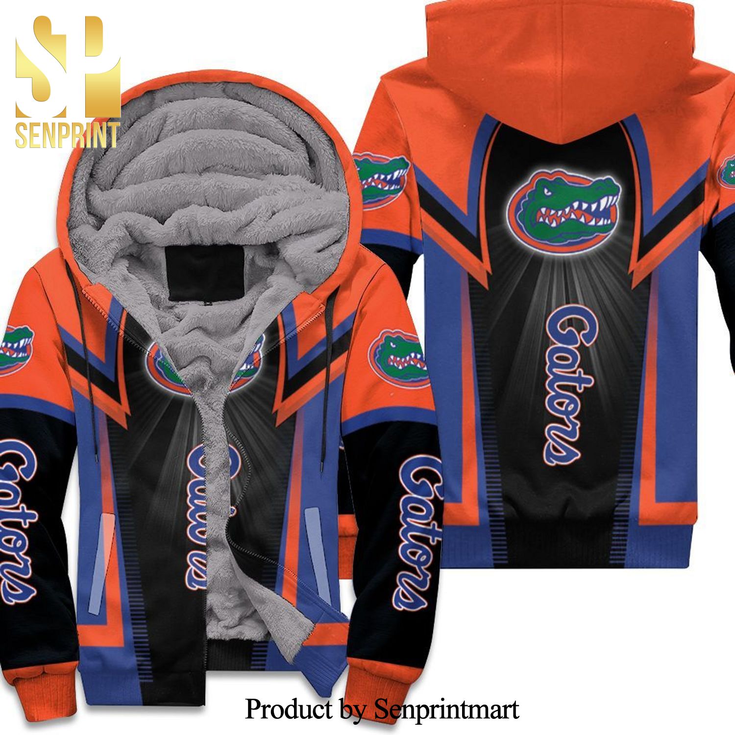 Florida Gators For Gators All Over Printed Unisex Fleece Hoodie