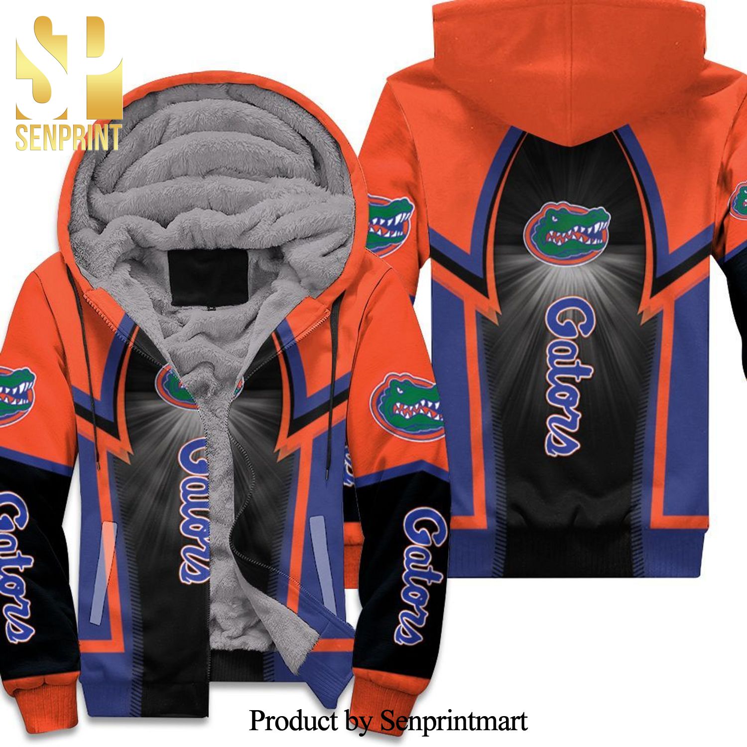Florida Gators Gift Full Printed Unisex Fleece Hoodie