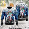 Busch Latte Holiday Gifts Full Print Knitting Wool Sweater