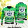 Busch Latte Xmas Time All Over Printed Knitted Ugly Christmas Sweater