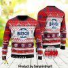 Busch Latte Xmas Gifts Full Printed Wool Ugly Christmas Sweater