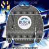 Busch Latte Xmas Time All Over Printed Knitted Ugly Christmas Sweater