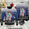 Busch Light Holiday Gifts Full Print Knitting Wool Sweater