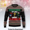 Busch Light Wool Blend Ugly Knit Christmas Sweater
