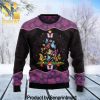 Butterfly Christmas Season My Mind Chirtmas Gifts Wool Ugly Knitted Christmas Sweater