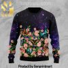 Butterfly Colorful Beauty Vacation Time Wool Blend Wool Ugly Sweater