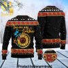 Butterfly Sunshine All Over Printed Christmas Knitted Wool Sweater