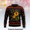 Butterfly Sunshine Ugly Christmas Yall Chirtmas Time Wool Knitted Ugly Sweater