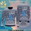 Butterfly All About Jesus Holiday Time All Over Print Knitting Pattern Ugly Christmas Sweater