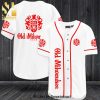 Olympia Beer All Over Print Baseball Jersey – White