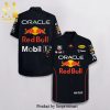 Max Verstappen MV33 Red Bull Racing Champion World Puma Full Printing Aloha Summer Beach Hawaiian Shirt And Beach Shorts – Navy