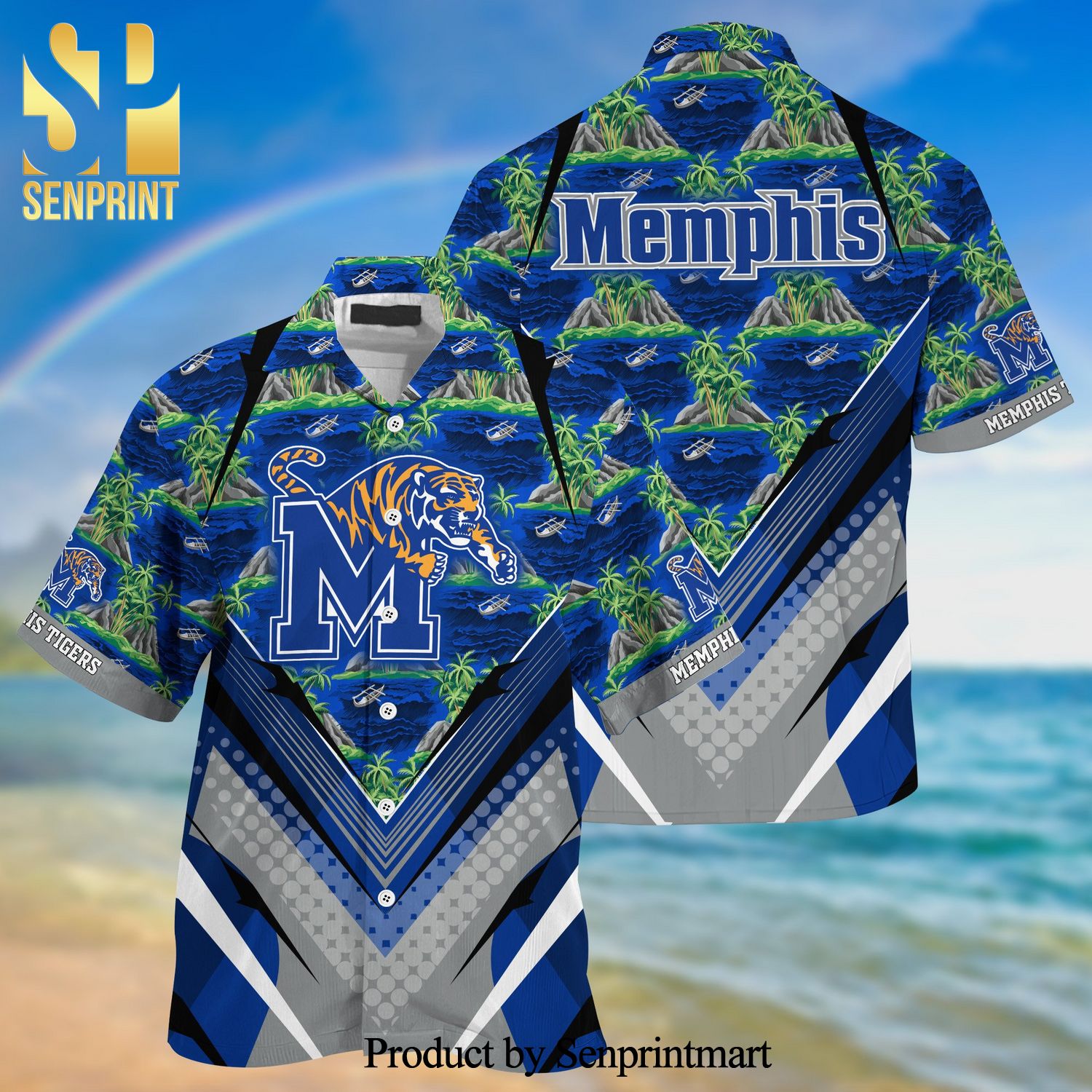 Memphis Tigers Summer Hawaiian Shirt And Shorts For Sports Fans This Season