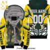 Green Bay Packers Aaron Rodgers 12 And Brett Favre 4 Personalized All Over Print Unisex Fleece Hoodie