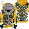 Green Bay Packers Aaron Rodgers 12 New Style Full Print Unisex Fleece Hoodie