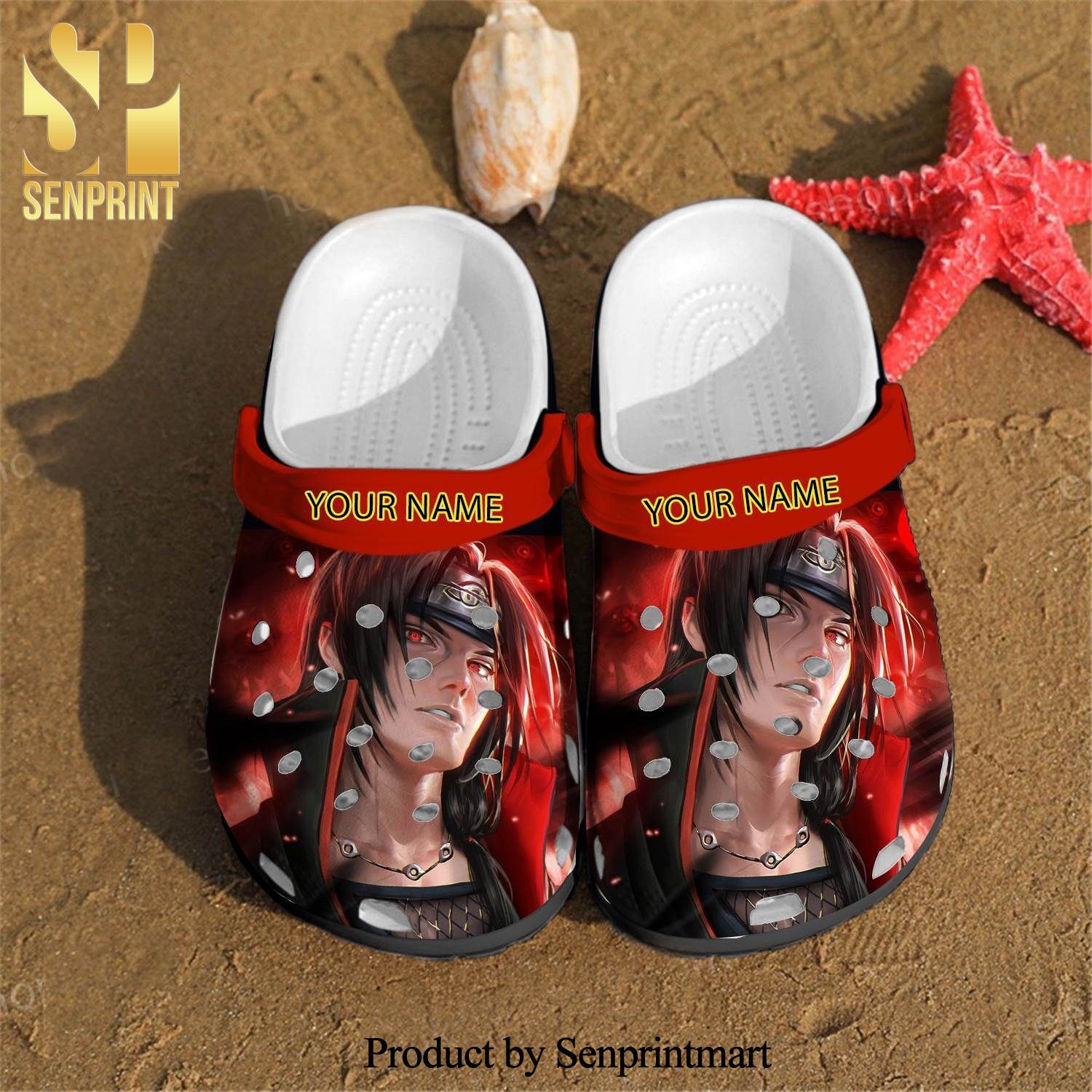 Uchiha Itachi Akatsuki Anime Crocs Classic