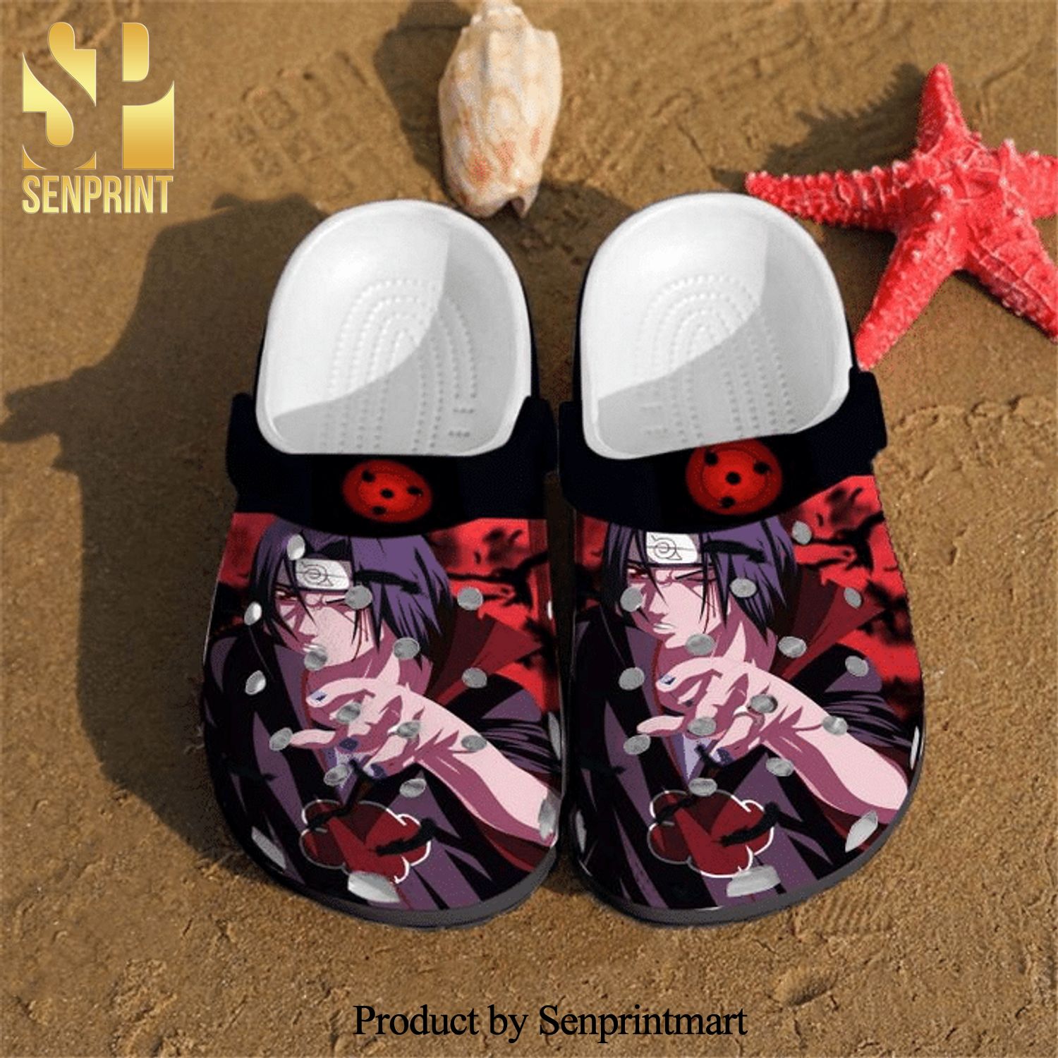 Uchiha Itachi Anime 3D Crocs Classic