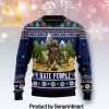 Camping Rex Xmas Gifts Wool Knitted Sweater