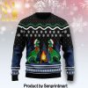 Camping I Hate People Chirtmas Gifts Wool Ugly Knitted Christmas Sweater