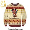 Captain Morgan In My Veins Jesus In My Heart Holiday Gifts Full Print Knitting Wool Sweater