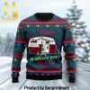 Captain Morgan Holiday Gifts Full Print Knitting Wool Sweater