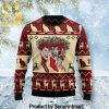 Cat And Books Vacation Time Christmas Wool Sweater