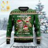 Busch Latte Cat Meme Pattern Knit Christmas Sweater