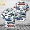 American Airlines Allegheny Heritage Airbus A319-112 N745VJ All Over Print Hawaiian Shirt