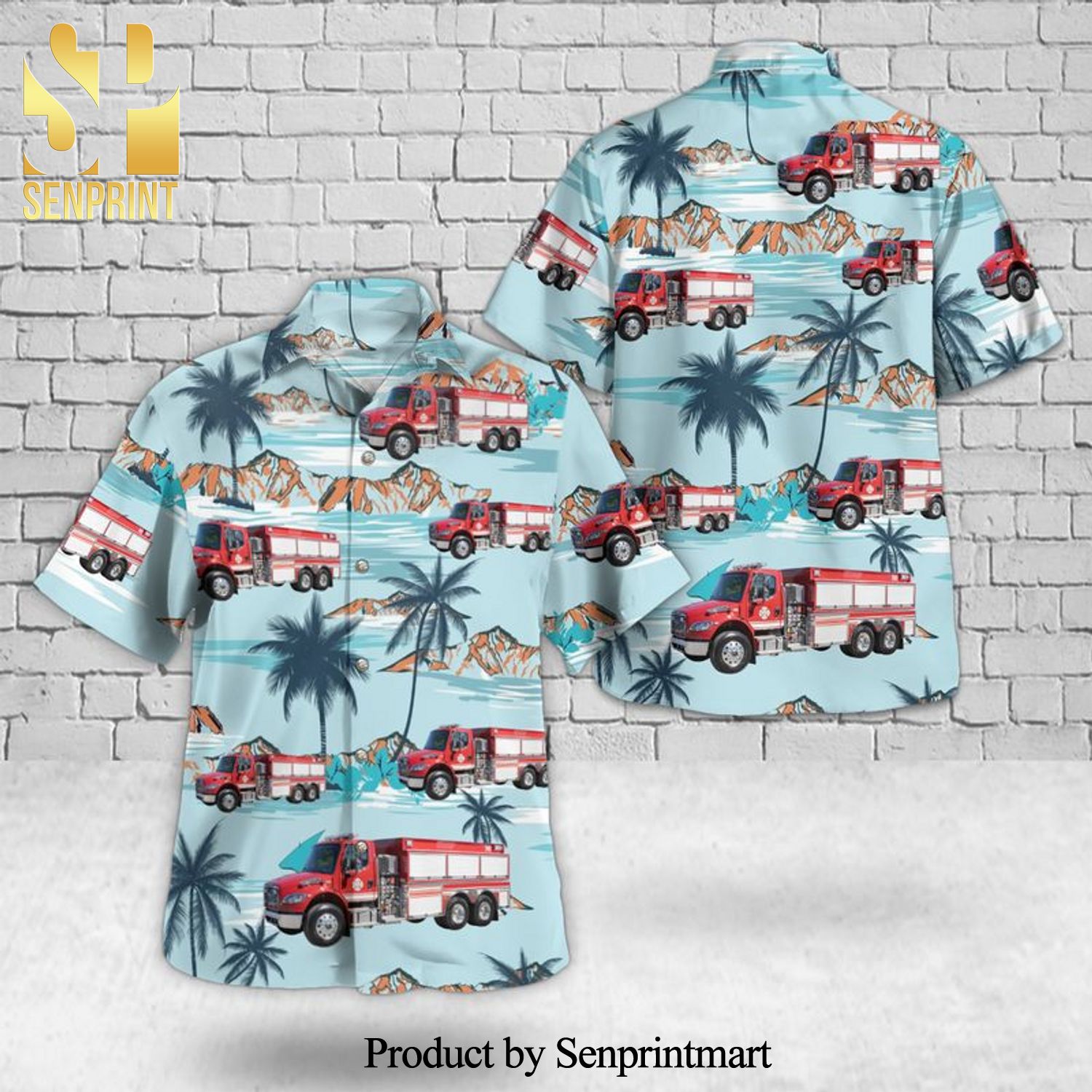 Beaumont Texas Jefferson County ESD No 4 Full Printed Hawaiian Shirt