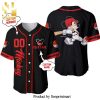 Personalized Mickey Mouse Playing Baseball All Over Print Baseball Jersey – Red